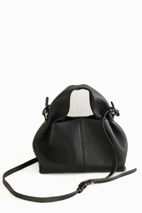 Sac à bandoulière Polène Numéro neuf mini Noir en Cuir