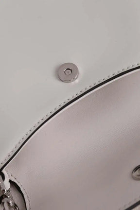 Sac à bandoulière Prada Cleo Blanc en Cuir