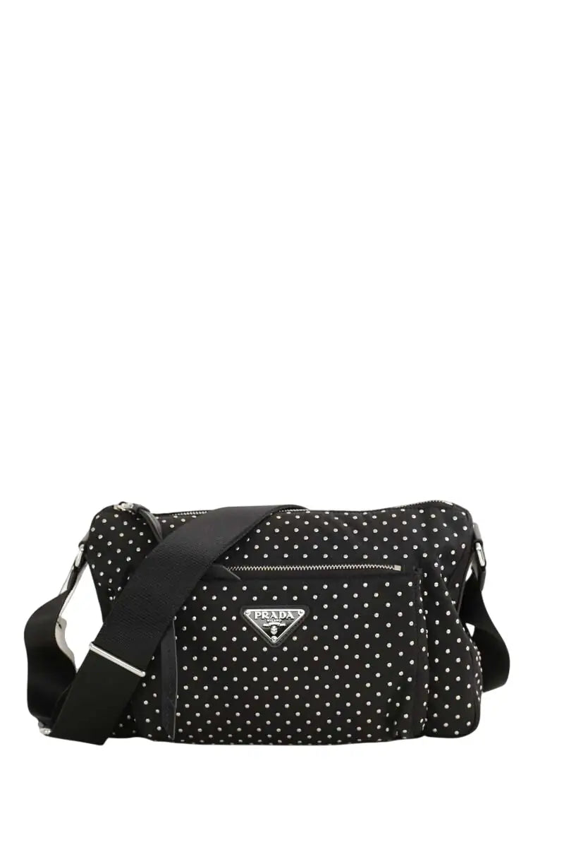 Sac à bandoulière Prada Noir en Tissu - Seconde Main