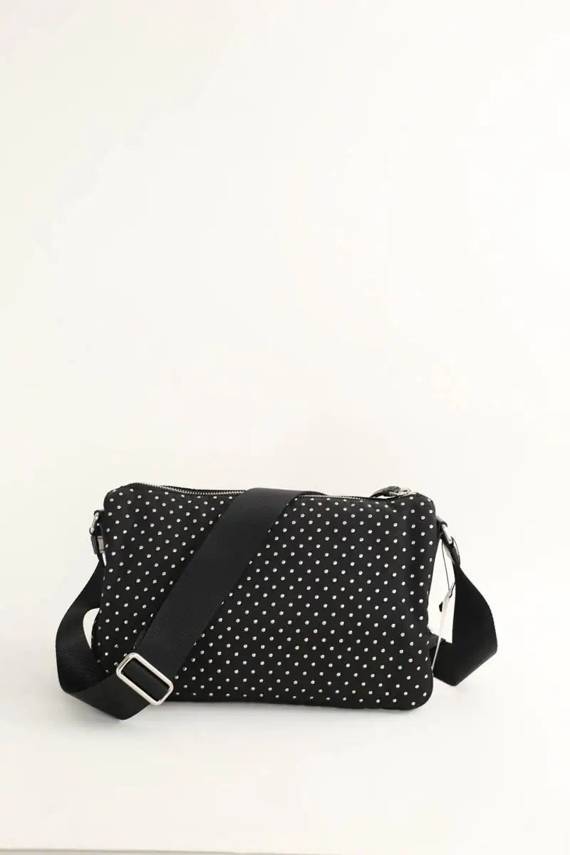 Sac à bandoulière Prada Noir en Tissu