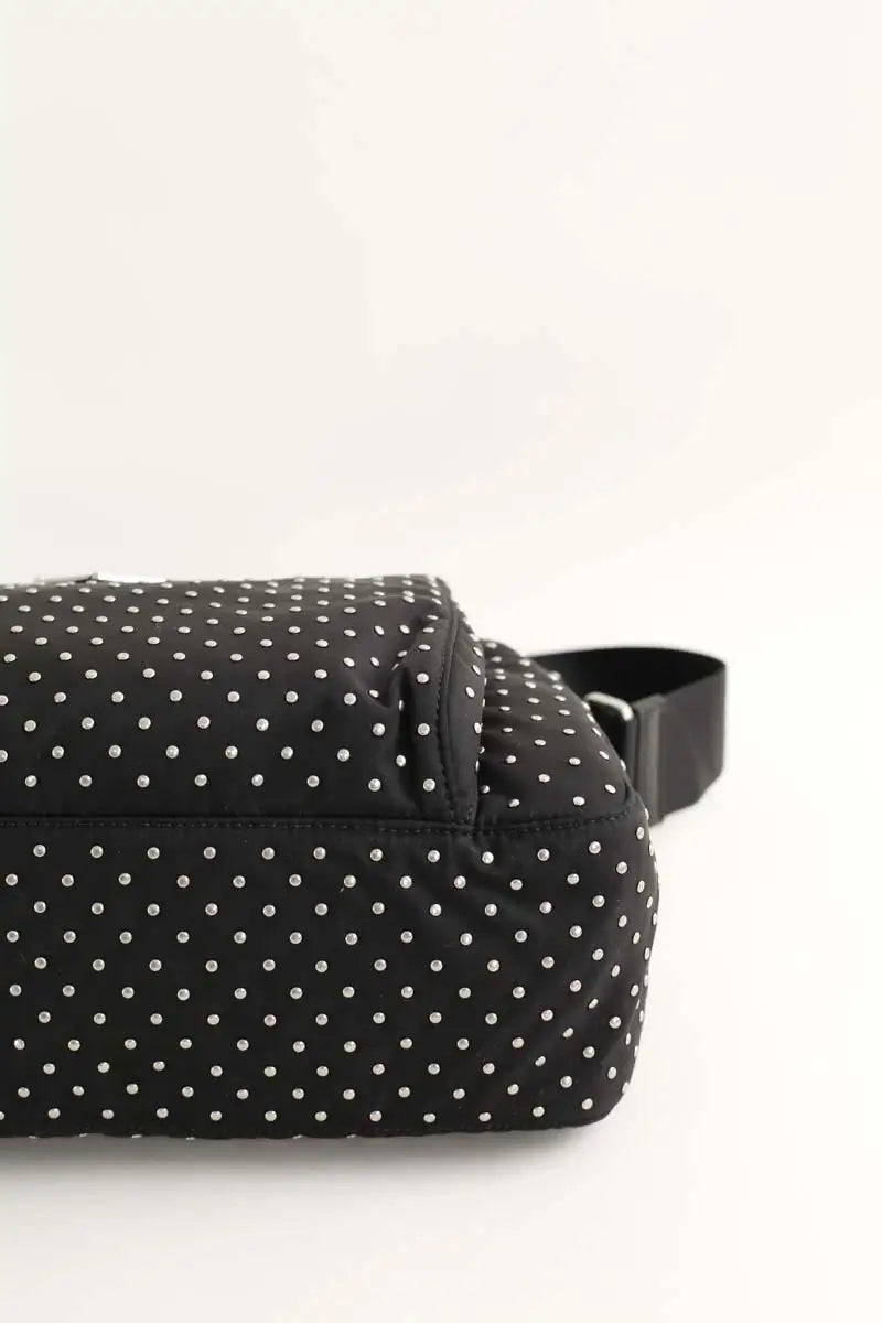 Sac à bandoulière Prada Noir en Tissu