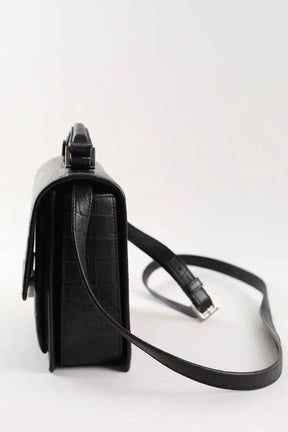 Sac à bandoulière Saint Laurent Bellechasse Noir en Cuir