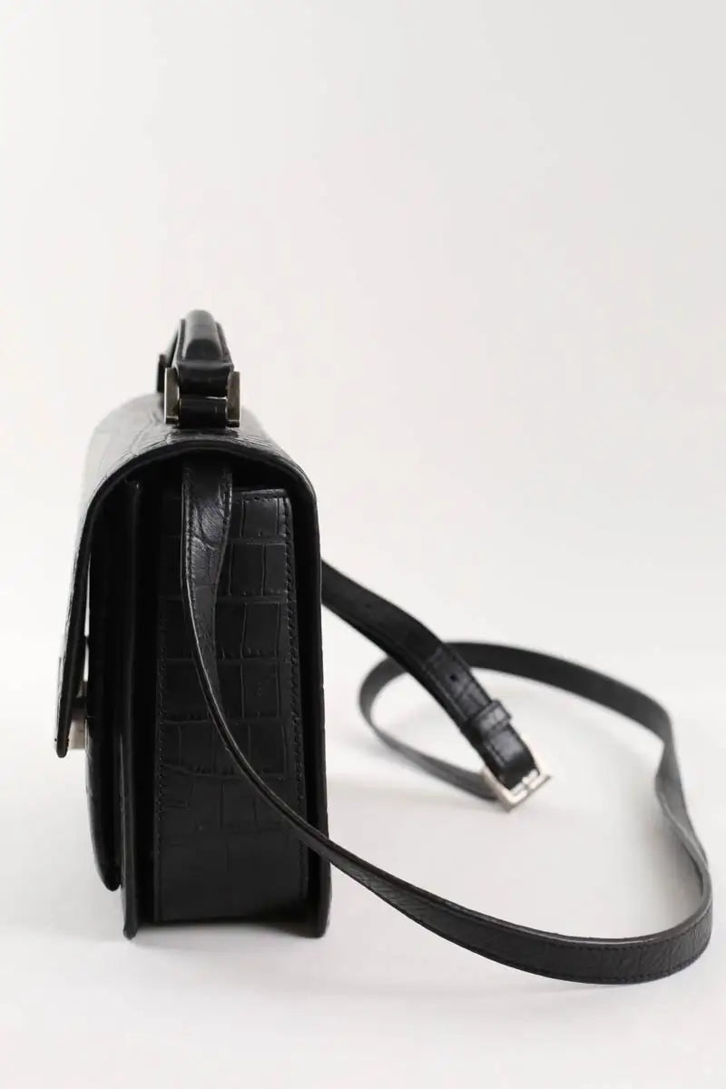 Sac à bandoulière Saint Laurent Bellechasse Noir en Cuir