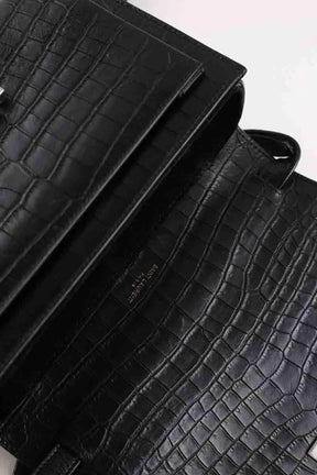 Sac à bandoulière Saint Laurent Bellechasse Noir en Cuir