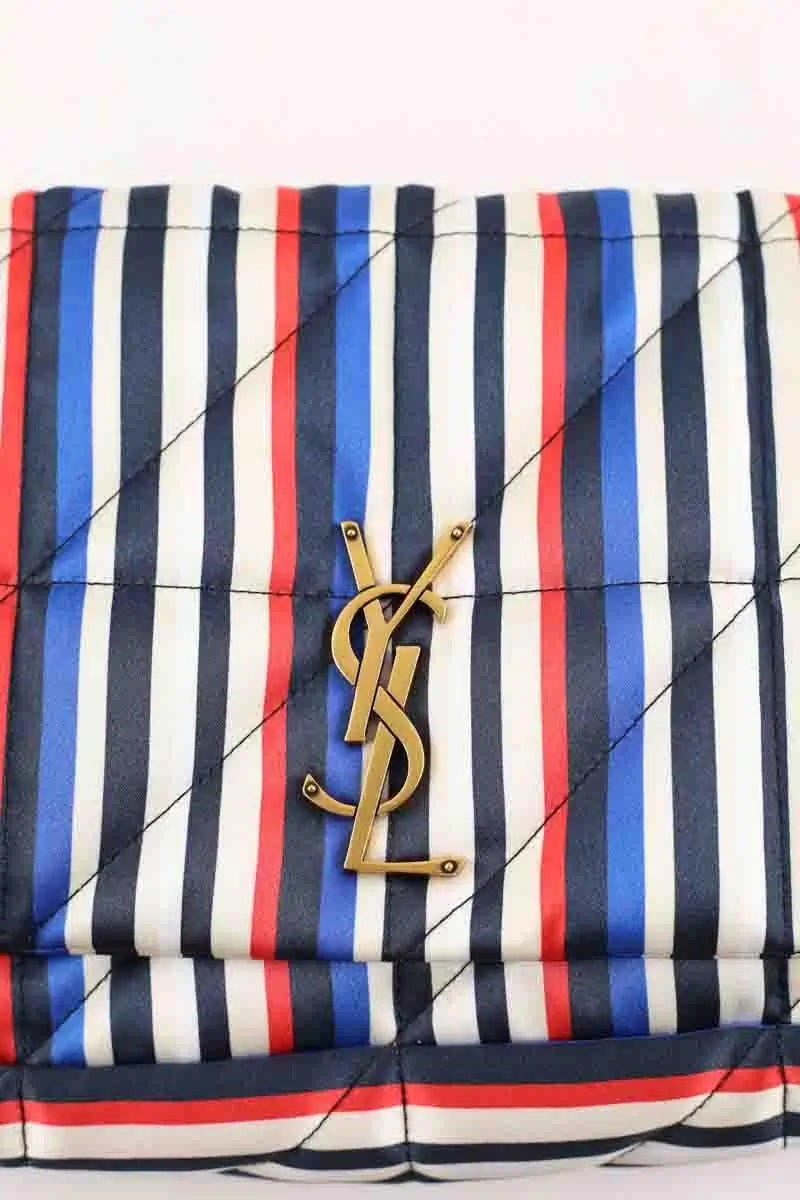 Sac à bandoulière Saint Laurent Jamie Blanc en Tissu