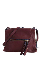 Sac à bandoulière Sandro Bordeaux en Cuir - Seconde Main