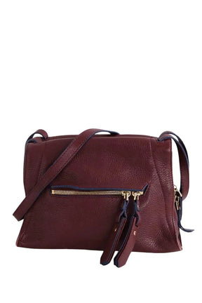 Sac à bandoulière Sandro Bordeaux en Cuir - Seconde Main