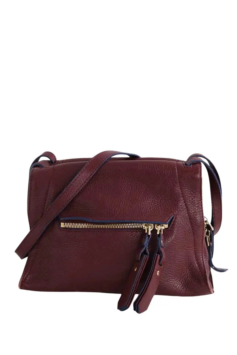 Sac à bandoulière Sandro Bordeaux en Cuir - Seconde Main