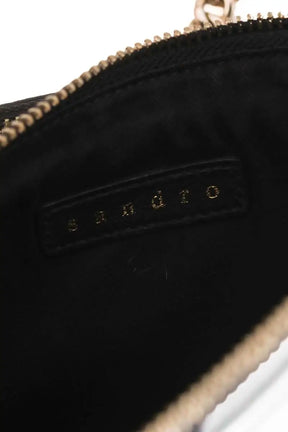 Sac à bandoulière Sandro Noir en Cuir