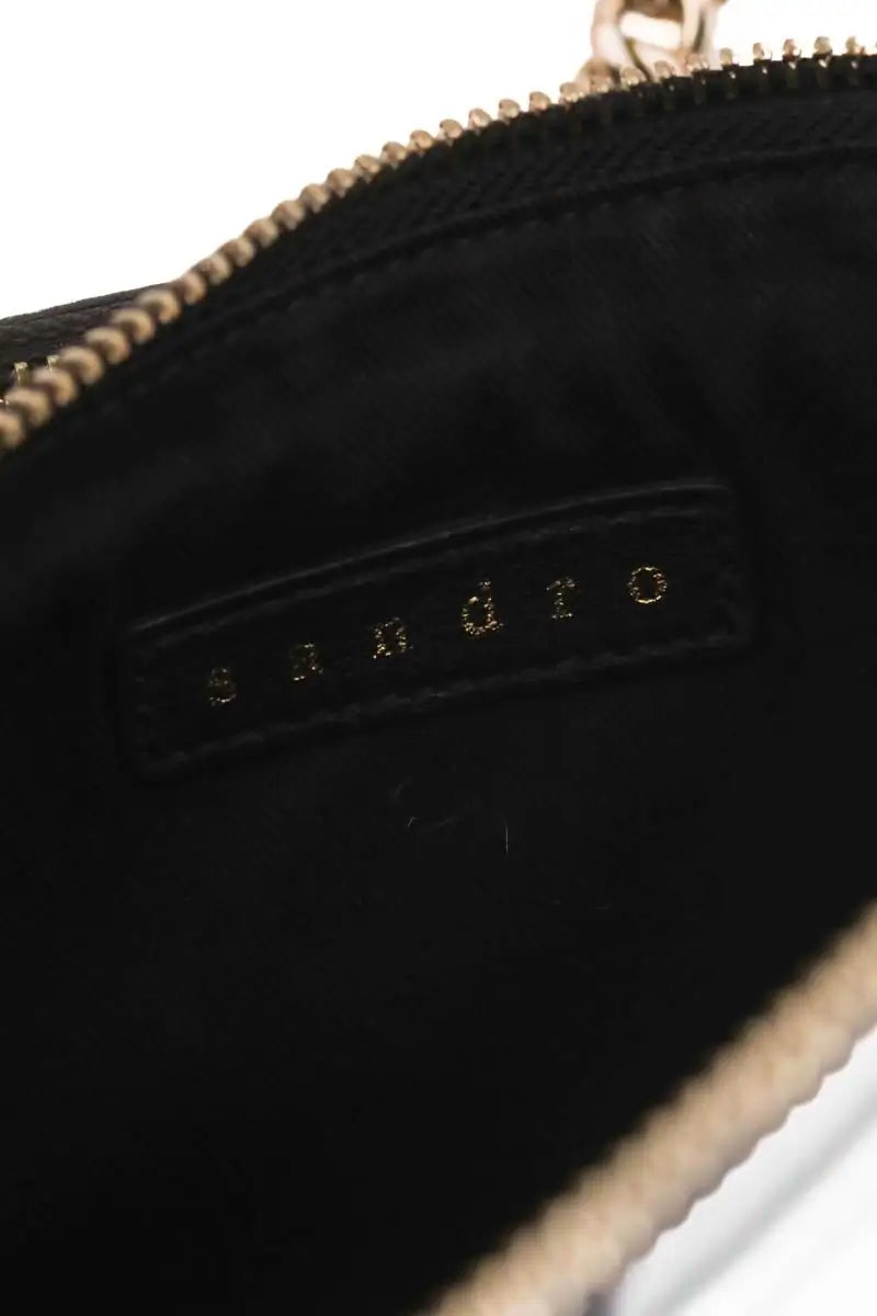 Sac à bandoulière Sandro Noir en Cuir