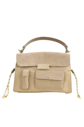 Sac à bandoulière beige
