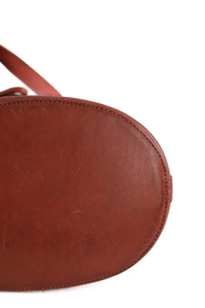 Sac à bandoulière Sézane Camel en Cuir
