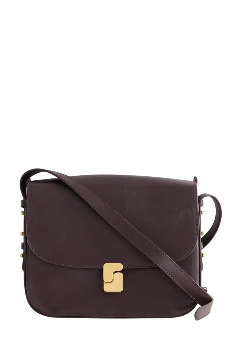Sac à bandoulière Soeur Bellissima maxi Marron en Cuir - Seconde Main