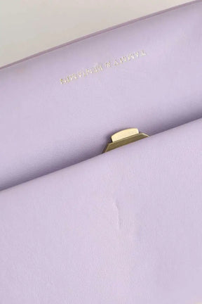 Sac à bandoulière Tammy & Benjamin McDo x Emily in Paris Violet en Cuir