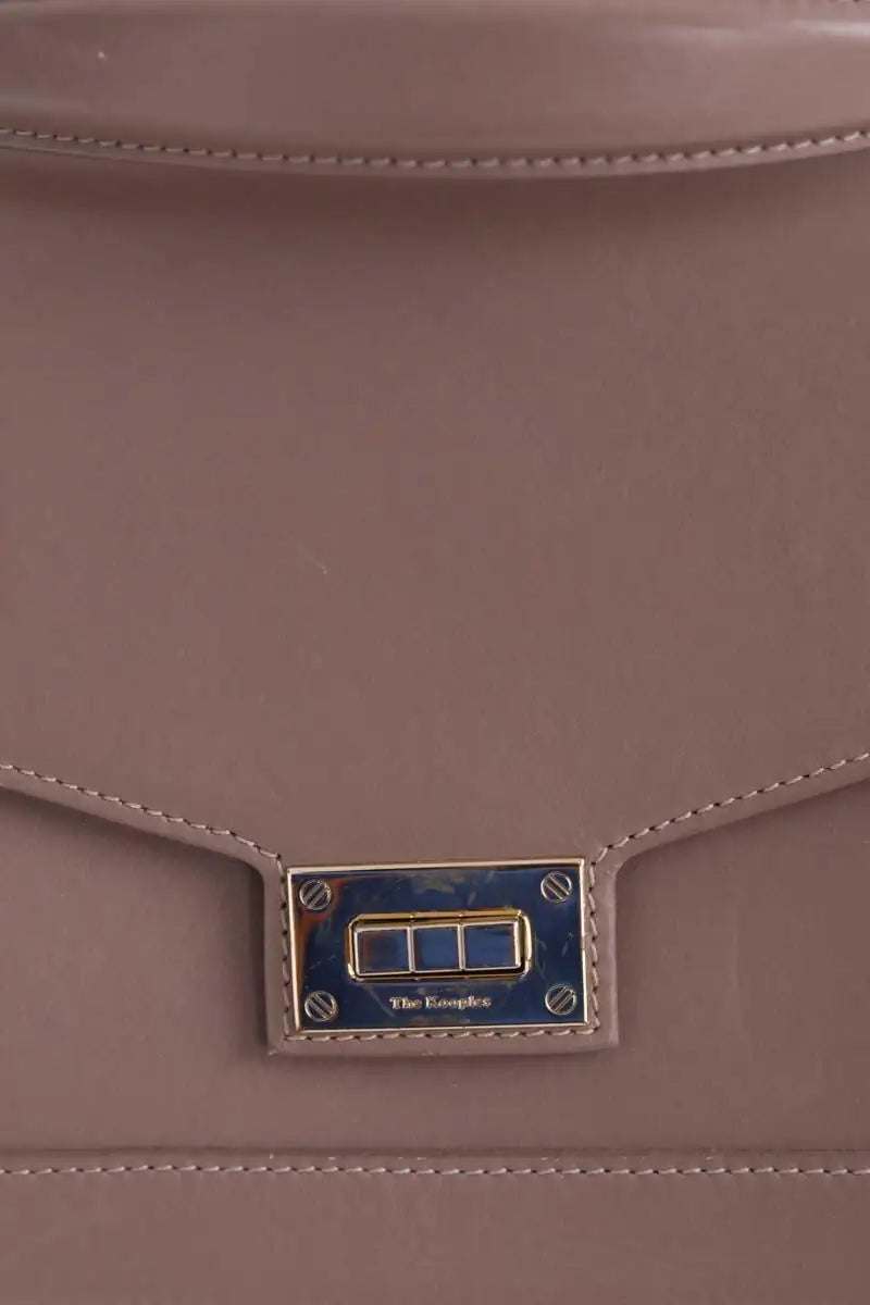 Sac à bandoulière The Kooples Beige en Cuir