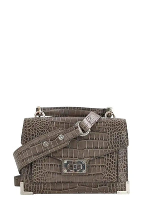 Sac à bandoulière The Kooples Emily Kaki en Cuir - Seconde Main