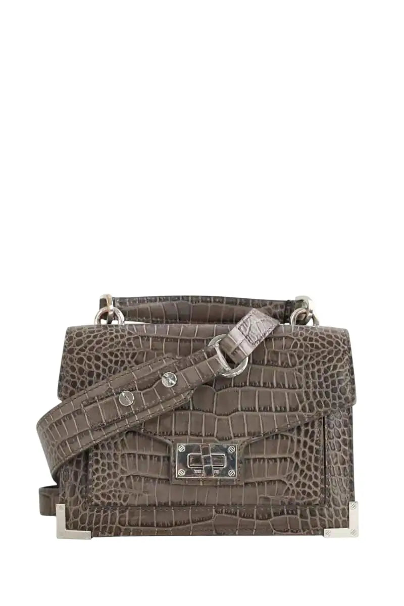 Sac à bandoulière The Kooples Emily Kaki en Cuir - Seconde Main