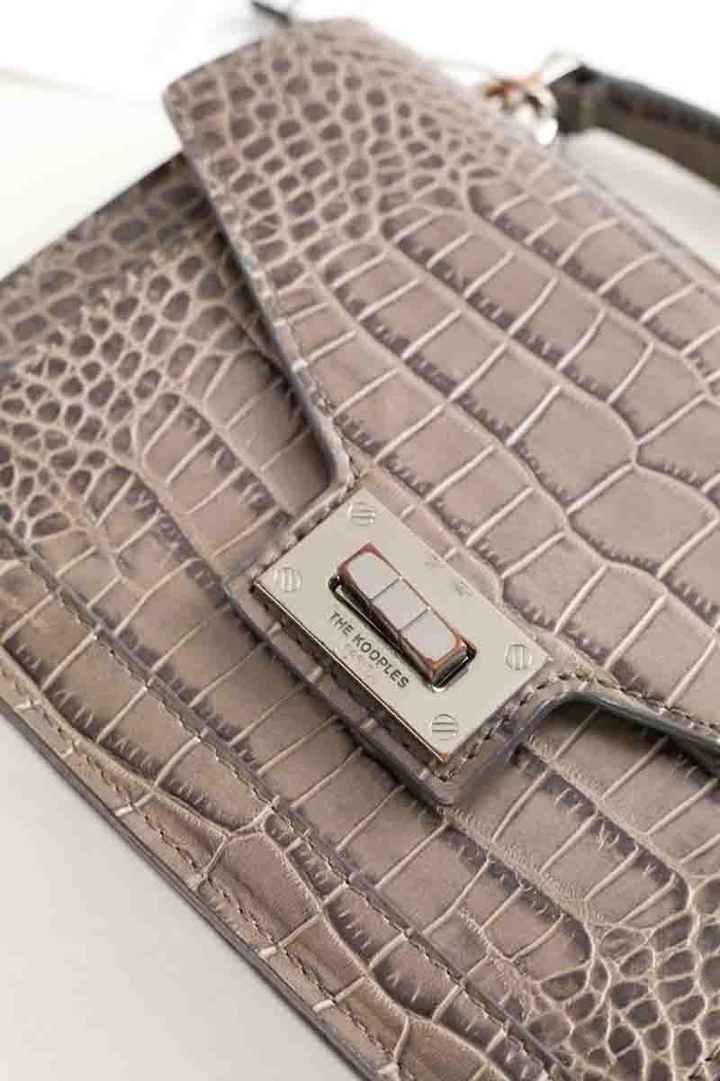 Sac à bandoulière The Kooples Emily Kaki en Cuir