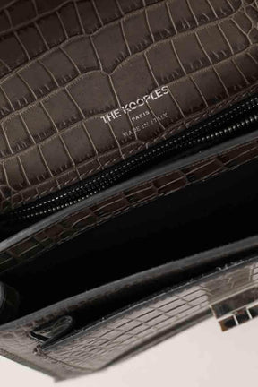 Sac à bandoulière The Kooples Emily Kaki en Cuir