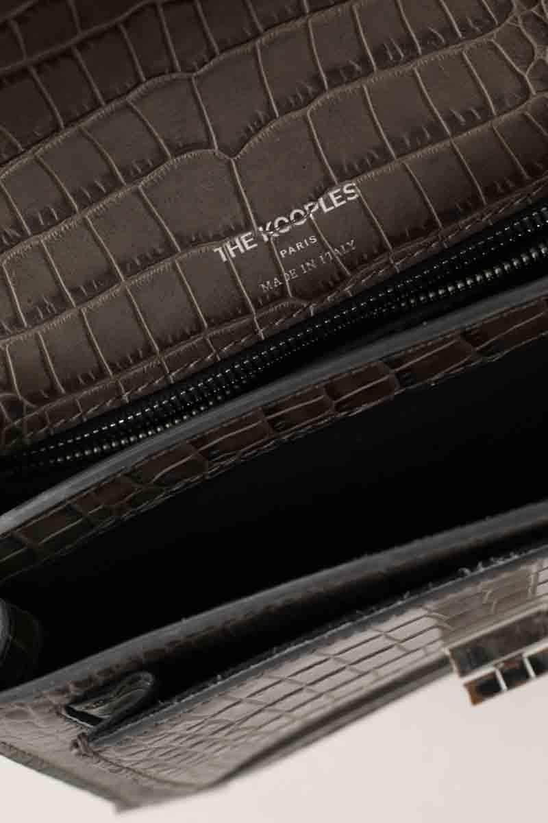 Sac à bandoulière The Kooples Emily Kaki en Cuir