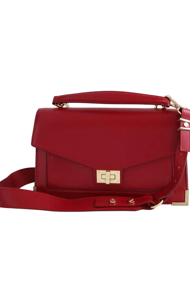 Sac à bandoulière The Kooples Rouge en Cuir - Seconde Main