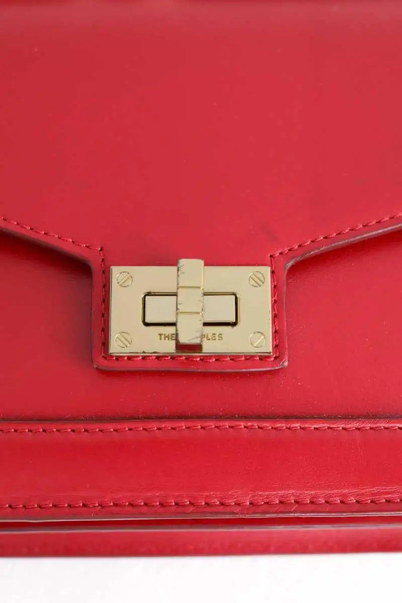 Sac à bandoulière The Kooples Rouge en Cuir