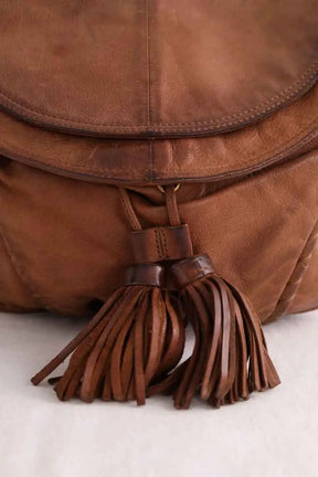 Sac à bandoulière Vanessa Bruno Camel en Cuir