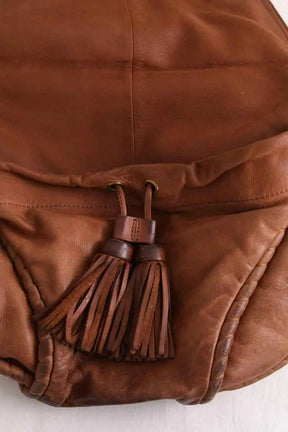 Sac à bandoulière Vanessa Bruno Camel en Cuir
