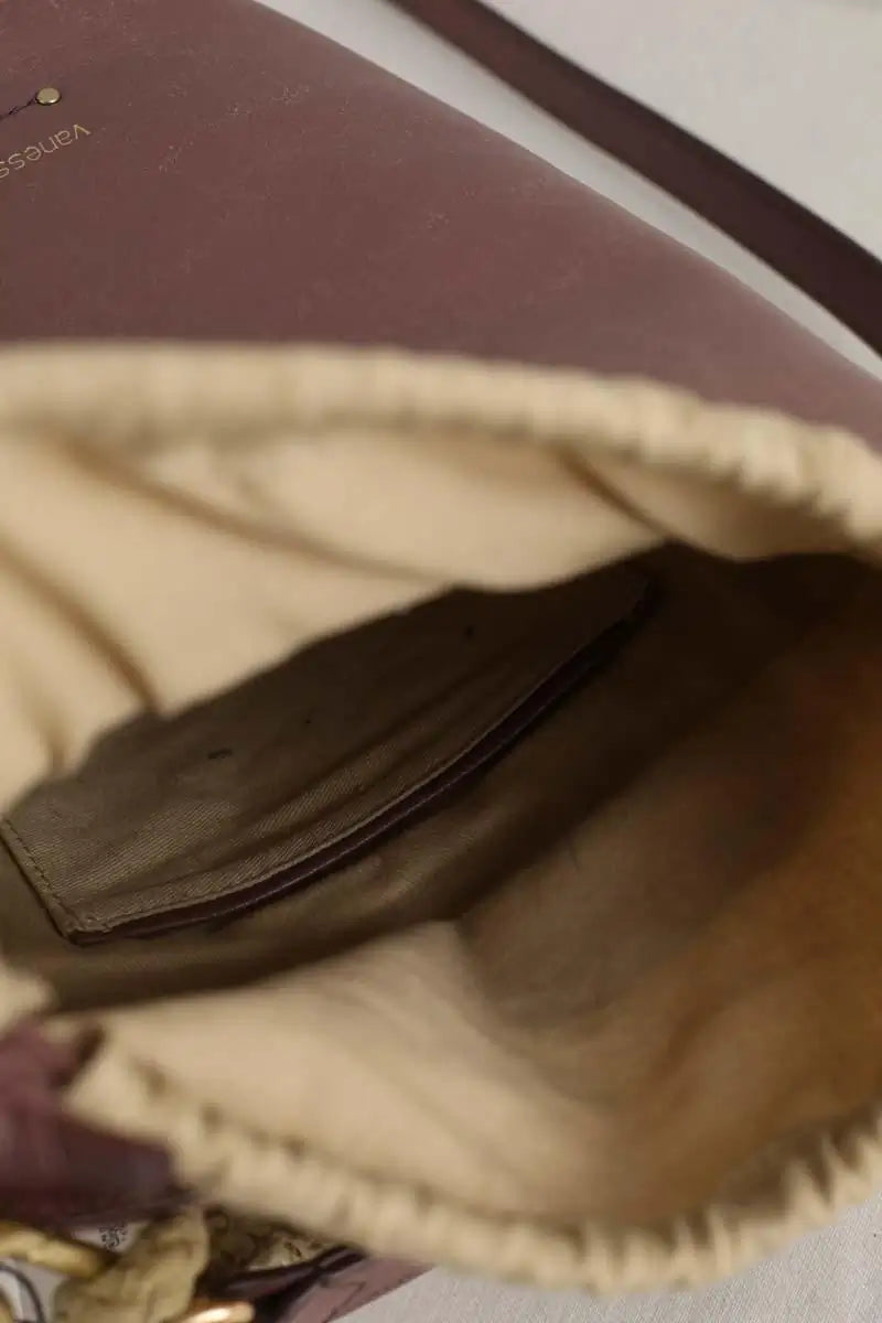 Sac à bandoulière Vanessa Bruno Violet en Cuir