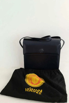 Sac à bandoulière Versace Marine en Cuir