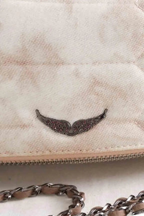 Sac à bandoulière Zadig & Voltaire Rock Ecru en Coton