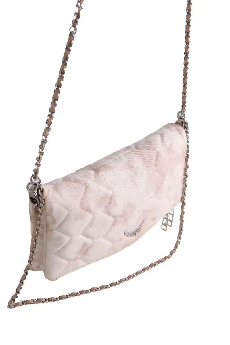 Sac à bandoulière Zadig & Voltaire Rock Ecru en Coton