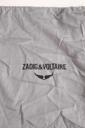 Sac à bandoulière Zadig & Voltaire Sunny Mood Vintage Patent Noir en Cuir