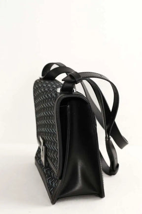 Sac à bandoulière Zadig & Voltaire ZV initiale le city monogram Marine en Cuir