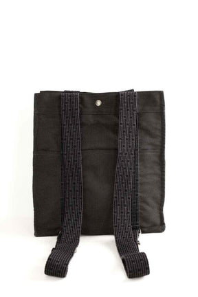 Sac à dos Hermès Herline Back Pack Anthracite en Coton