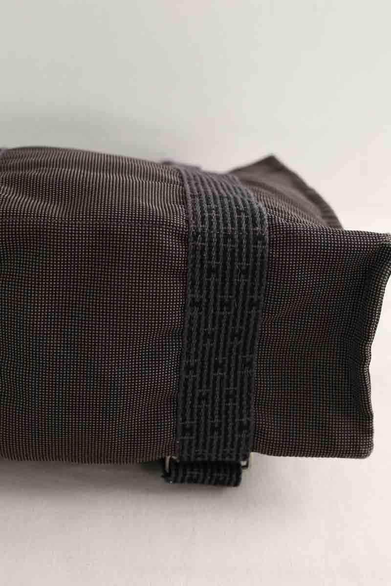 Sac à dos Hermès Herline Back Pack Anthracite en Coton