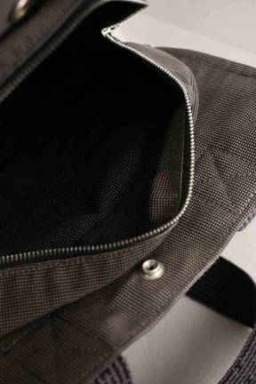 Sac à dos Hermès Herline Back Pack Anthracite en Coton