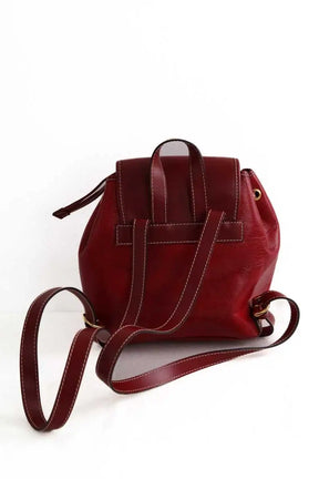 Sac à dos Lancel Rouge en Cuir