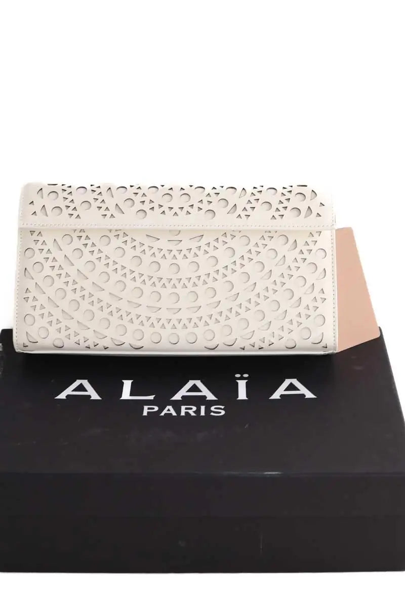 Sac à main Alaïa Ecru en Cuir