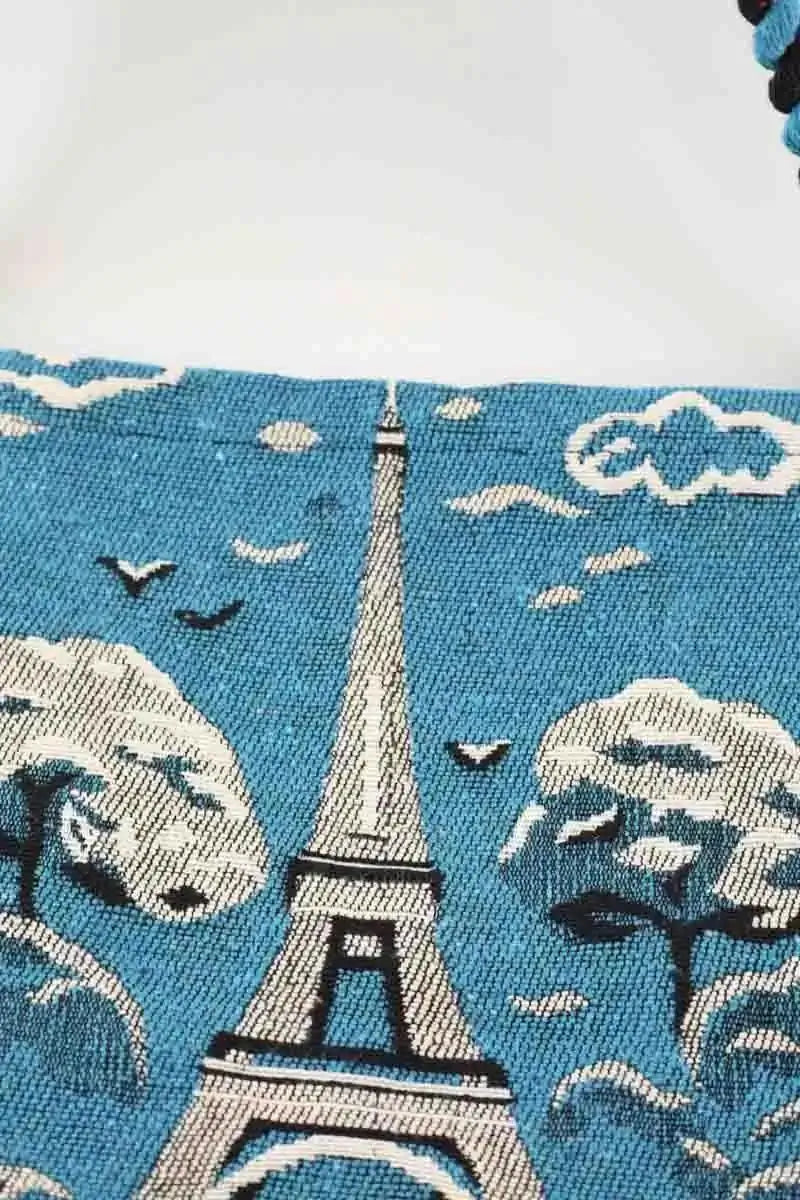 Sac à main Antik Batik Bleu en Tissu