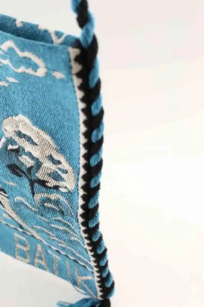 Sac à main Antik Batik Bleu en Tissu