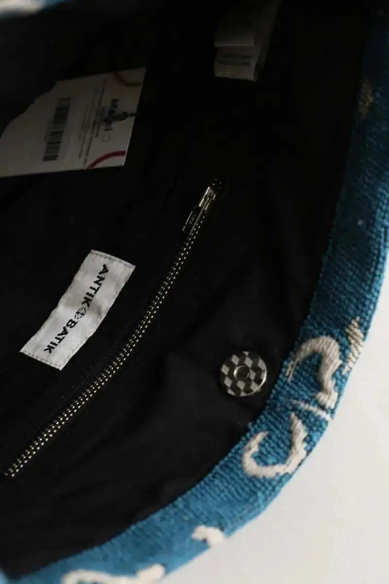 Sac à main Antik Batik Bleu en Tissu