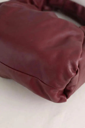 Sac à main Bottega Veneta Bordeaux en Cuir