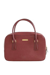 Sac à main Burberry Bordeaux en Cuir - Seconde Main