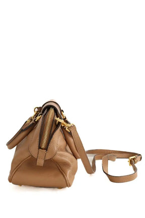 Sac à main Burberry Milverton Camel en Cuir