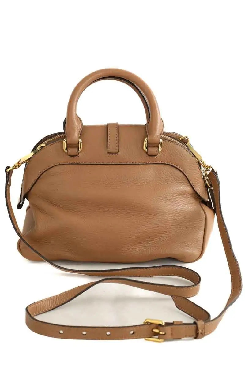 Sac à main Burberry Milverton Camel en Cuir