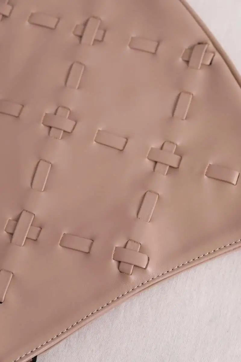 Sac à main Callista Beige en Cuir