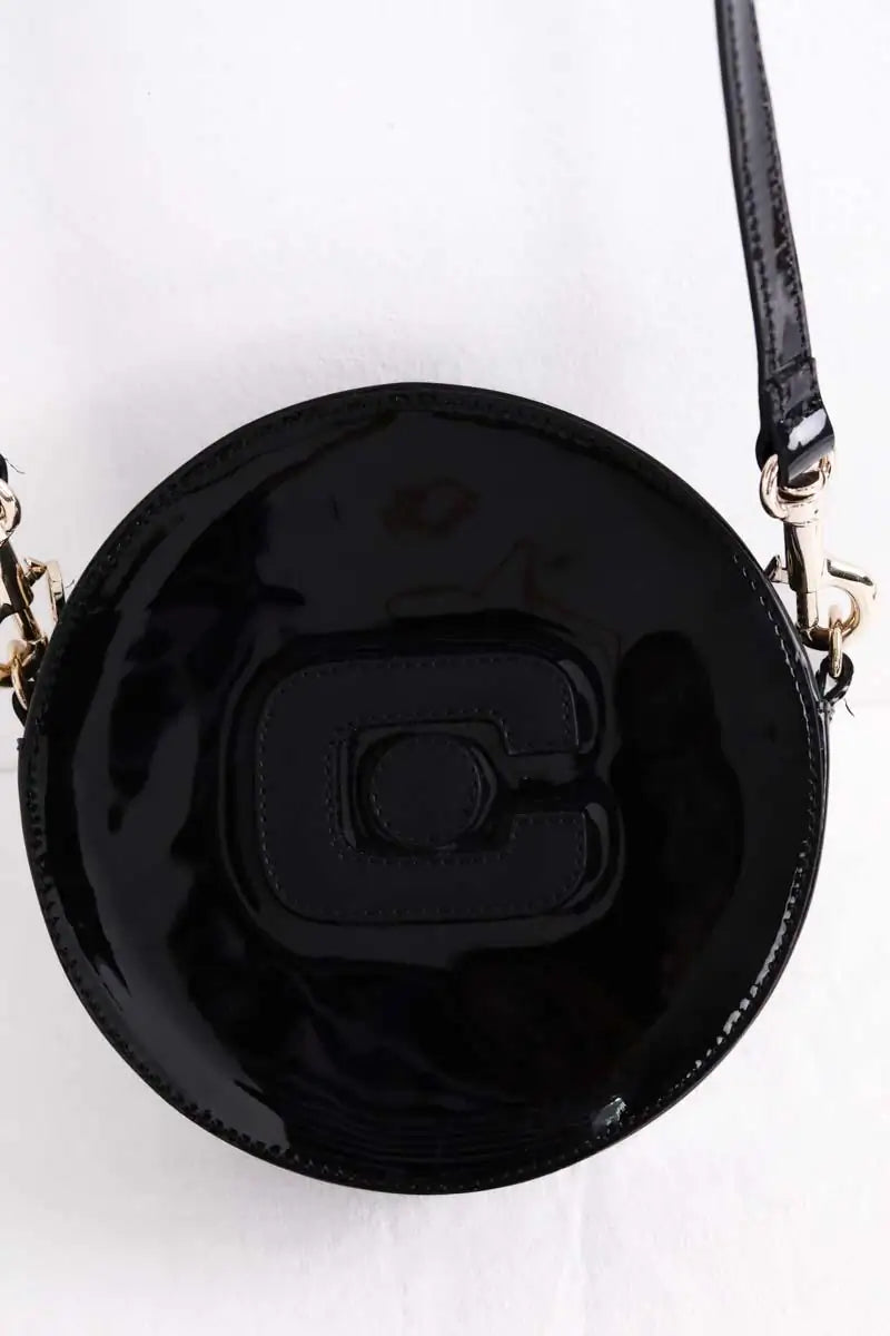 Sac à main Carel Noir en Cuir verni