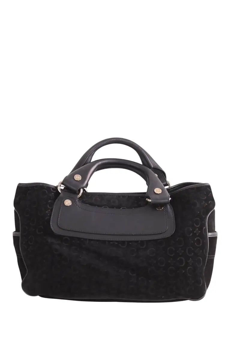 Sac à main Celine C Macadam Boogie  Noir en Daim - Seconde Main