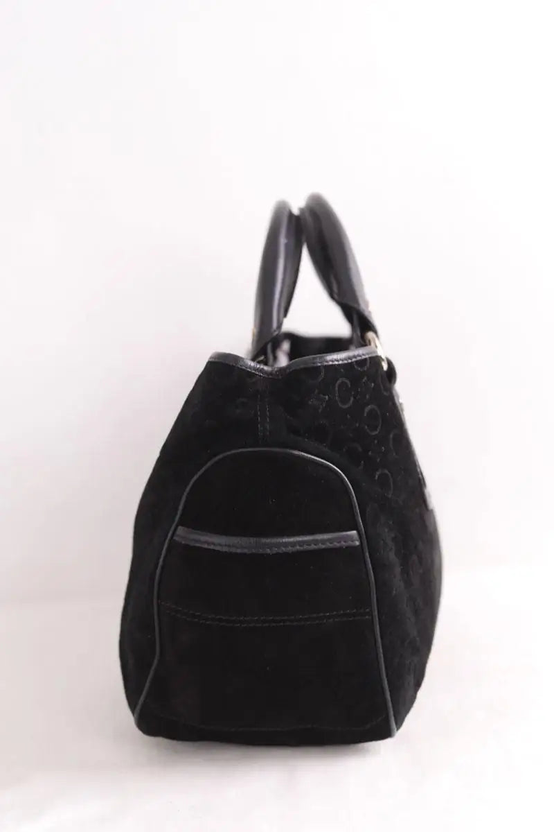 Sac à main Celine C Macadam Boogie  Noir en Daim